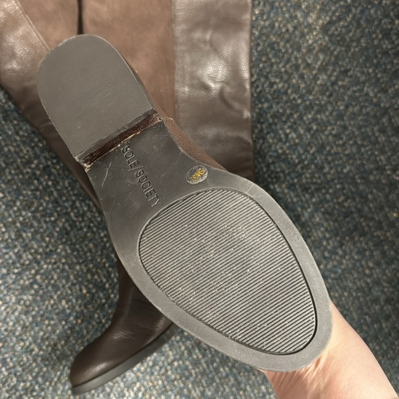 Brown Sole society boots size 5 // 121311 - Picture 2 of 2